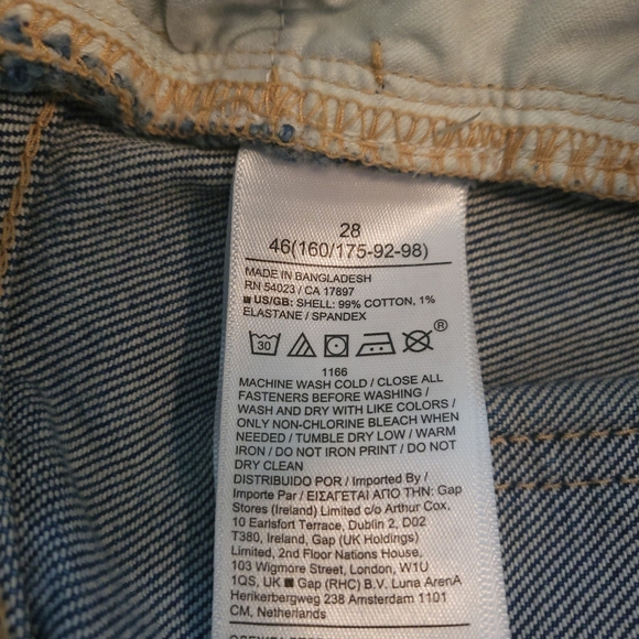 Banana Republic High Rise Wide Leg Crop Jeans Womens 28 Medium Wash - Picture 11 of 11